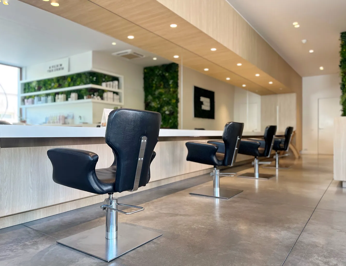 Kappersstoelen perspectief
